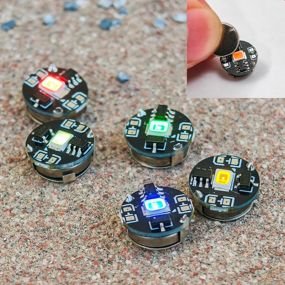 

2PCS Mini Super Bright Magnectic Control LED Simulation Candlelight Flash Light DIY Making Flame Lamp Model Toys Materials