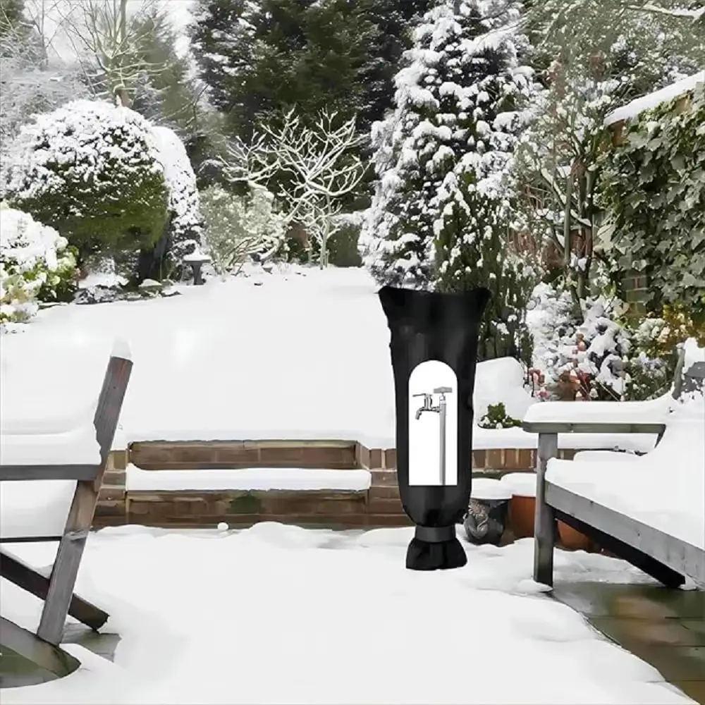 

Thicken Faucet Antifreeze Cover Waterproof Universal Faucet Tap Cover Oxford Cloth Multiple Sizes Faucet Insulation Cover Garden