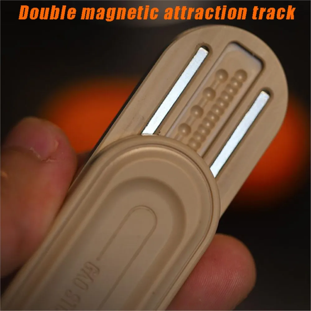 Gao Studio PEEK Richcions Vento forte Cursore a spinta lunga Fidget Toys Adulti Cursori in metallo Fidget Giocattolo antistress