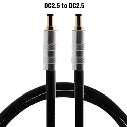 Hifi DC Cable 6N OFC Output Power Cable DC2.1 to DC2.5 Plug Upgrade Line use for audiophile speaker amplifer CD/DVD Player