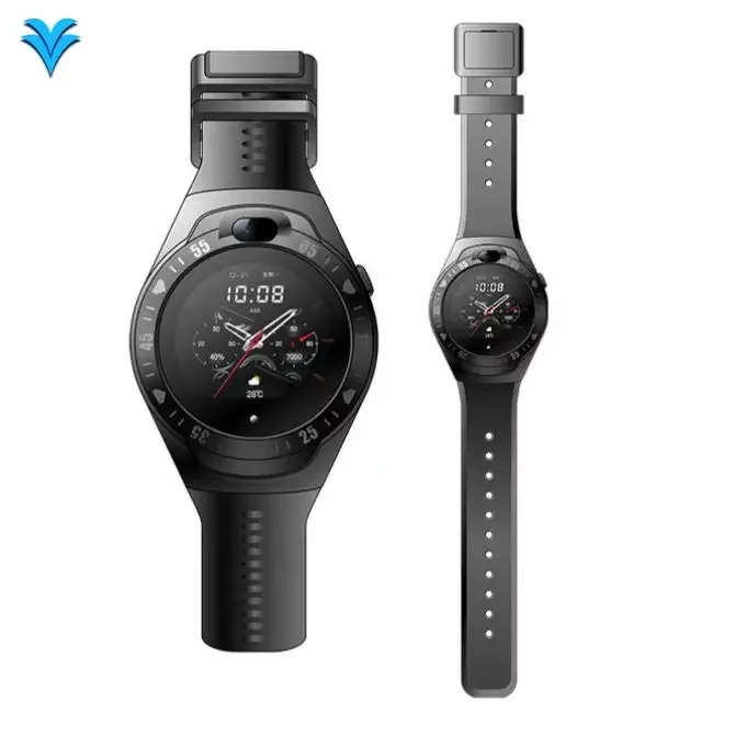 Anti disassembly IP68 waterproof 4G GPS anti loss positioning prisoner watch with SOS anti tampering smart watch