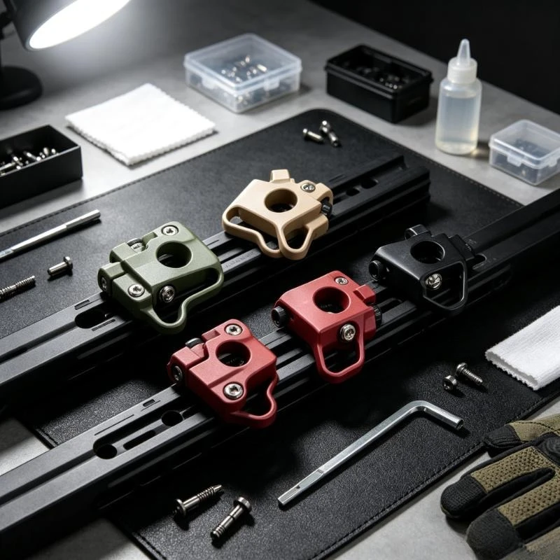 Single Dual Point Sling Ring Accessories Metal QD Buckle With Adjustable 20mm Base For Model Hobby Custom Upgrading