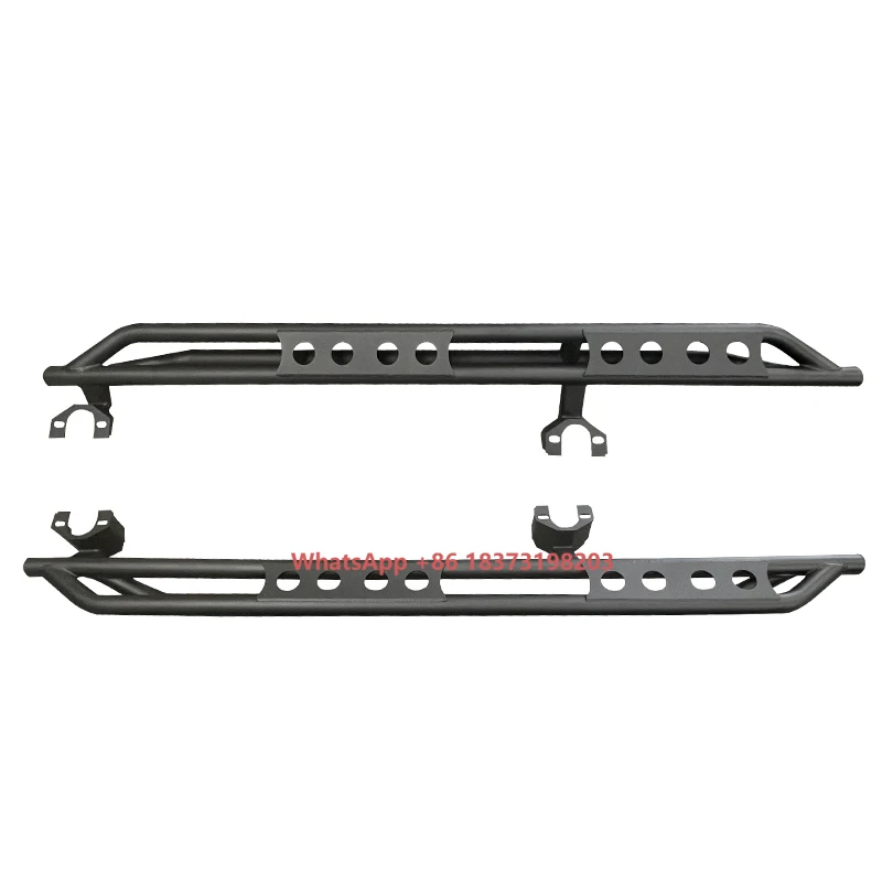 

SNDN Facrtoy 4x4 Offroad Auto Side Step Bar Pedals Steel Three Pipe Pedal for Wrangler JK 4 Doors