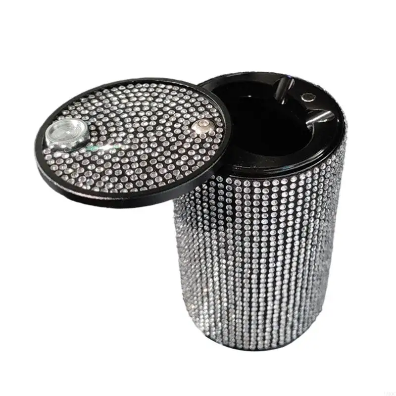 Metal Car Accessory Ashtray with Detachable Base Upgrades for Travel New