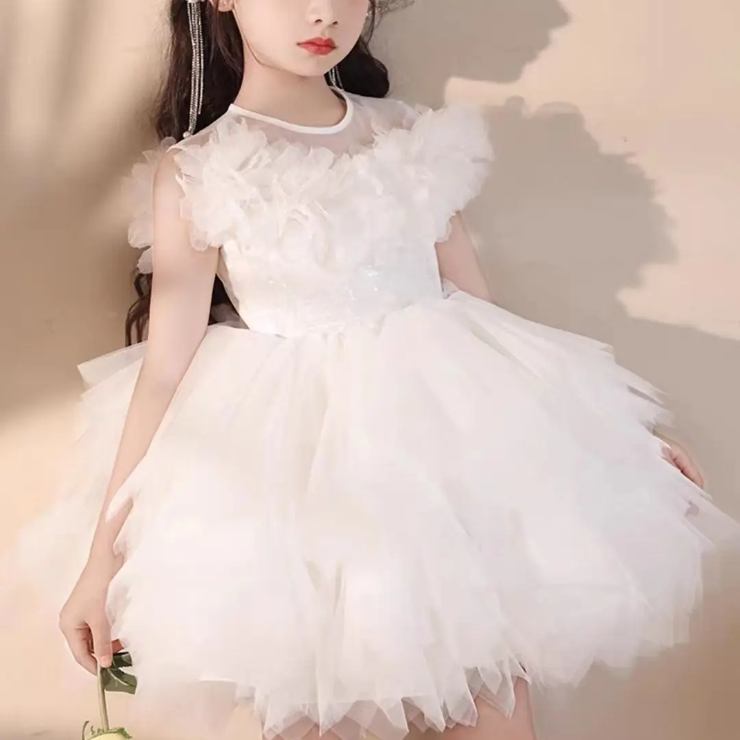 

2025 Girls Birthday Dress Princess Dress Flower Girl Wedding Dress