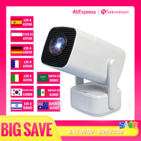 New Mini Projector Auto Focus 4K Full HD Native 1080P 330ANSI Android 11 5W Speaker Air Mouse Voice Assistant Upgrated PK HY300