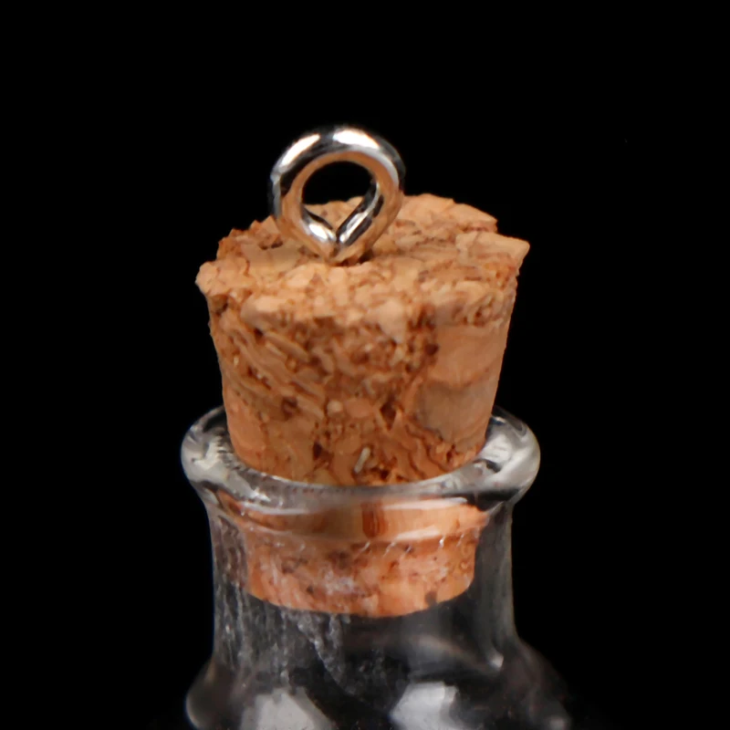 10 pz/set piccole bottiglie di vetro bottiglie trasparenti Mini bottiglie dei desideri con tappi di sughero matrimonio festa di compleanno di natale artigianato fai da te