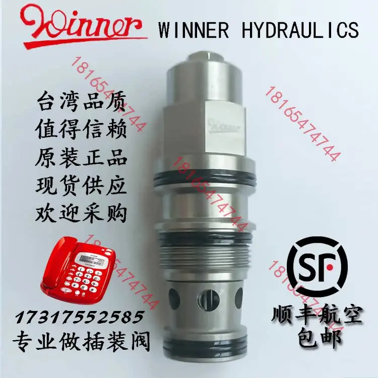 Taiwan Made Counterbalance Valve CB17A3CIL, WINNER Counterbalance Valve, Cylinder Special Balance Valve Cartridge Valve