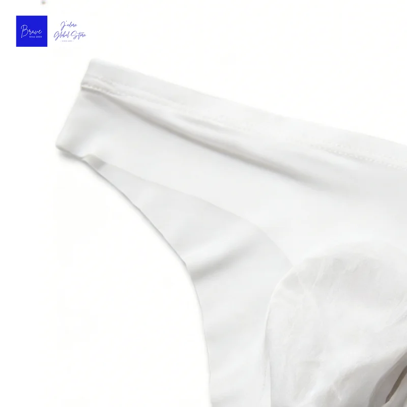 2026 New Hot Sexy Men Ice Silk Thong Underwear - Stretchy Transparent Micro String G-String Breathable Mens Tangas