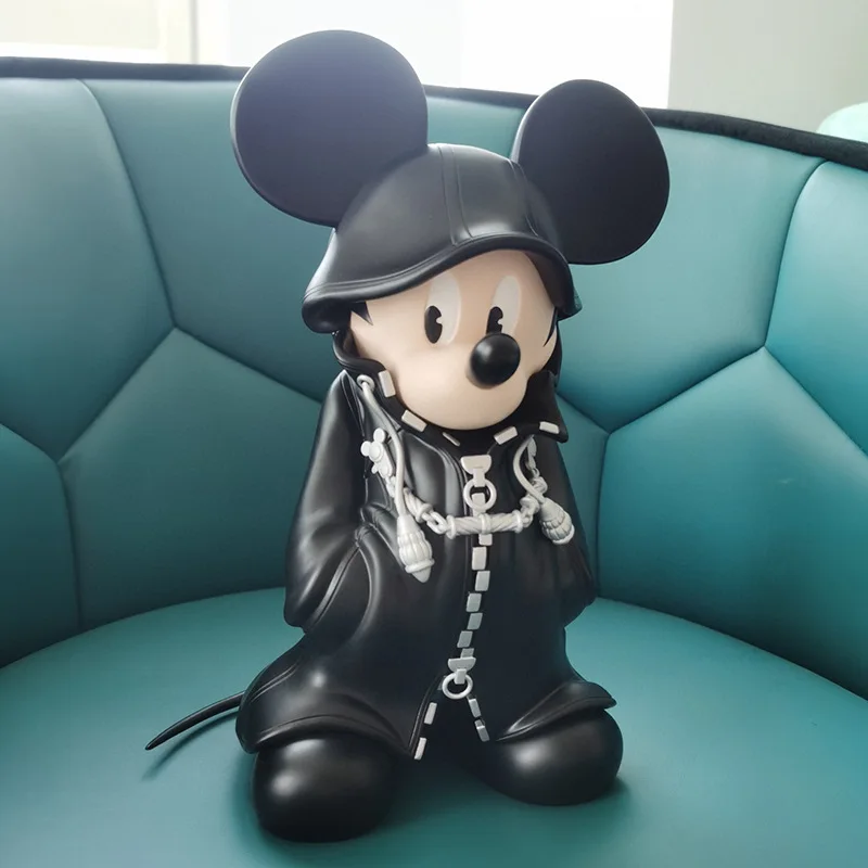 Disney Mickey Mouse Figure Kingdom Hearts 30cm Action Figurines Anime Ornament Resin Collection Dolls Model Toys Birthday Gift