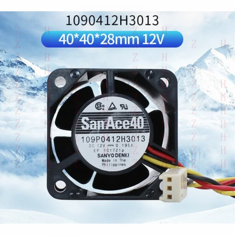 

XXZ для Sanyo 109P0412H3013 12 В 0,195 А 4028 Вентилятор охлаждения сервера мощности