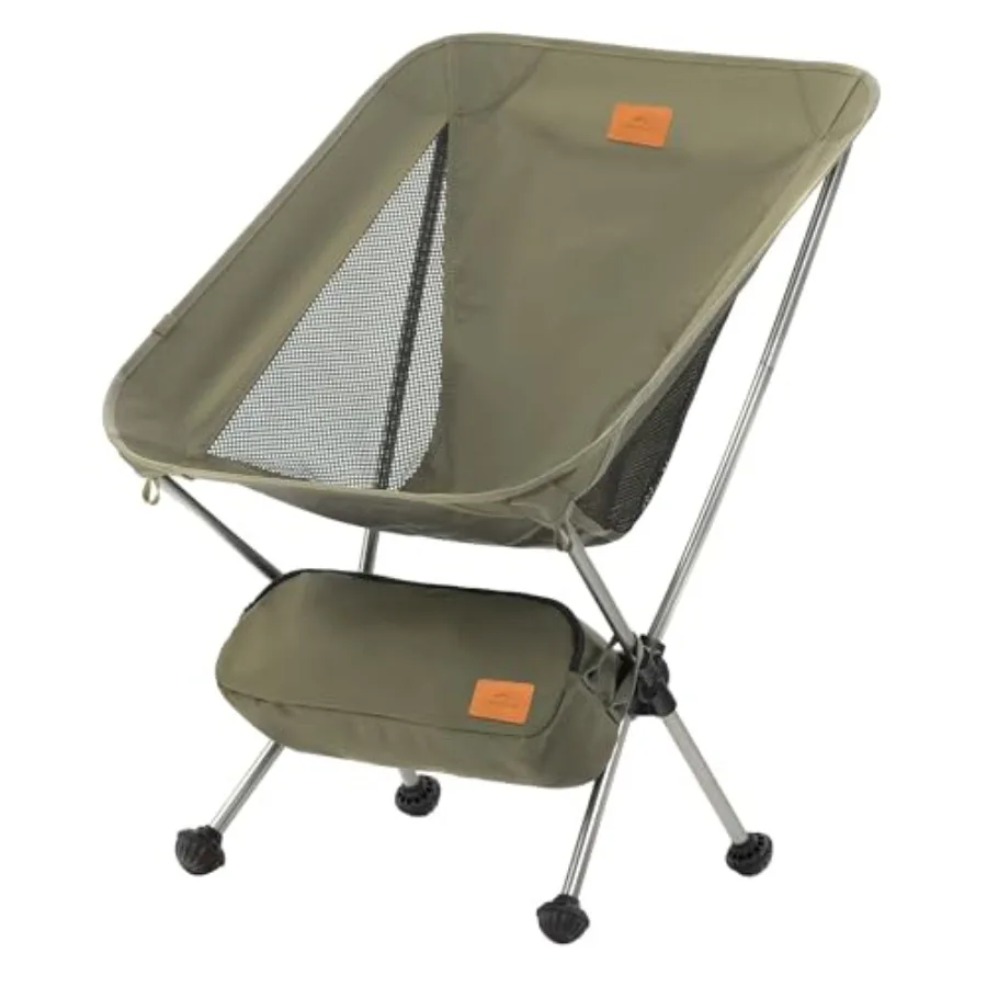 

YL08 Ultralight Camping Chair 2.38 LBS Portable Backpacking Chair with Anti-Sinking Feet Lightweight Compact Folding Hiking Cam