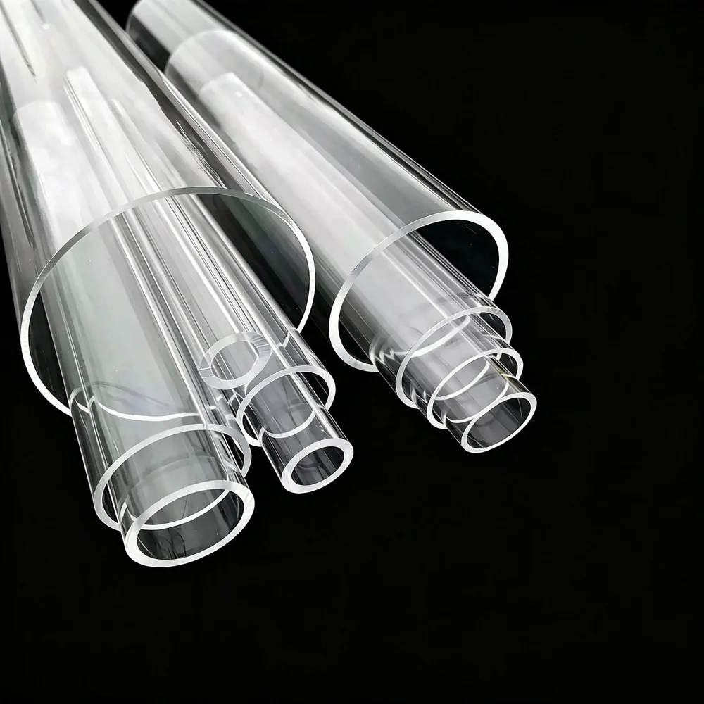 Length 20/32/50cm OD16/20/25/32/40/50-110mm Clear Acrylic Tube Fish Tank Aquarium Supplies Hydroponics Watering Transparent Pipe