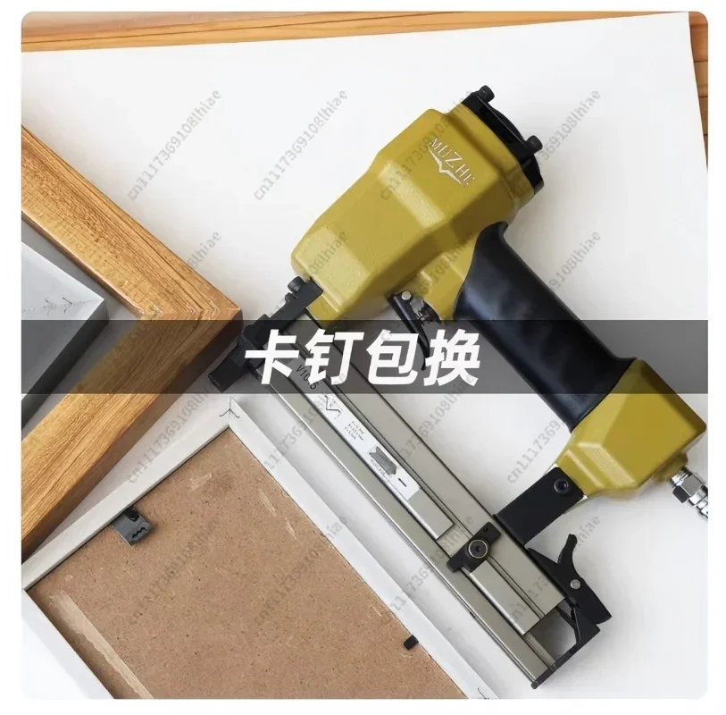 V1015 V-Shaped Angle Nail Gun 45 Degree Pneumatic Gun for Picture Photo Frame Back Nailing