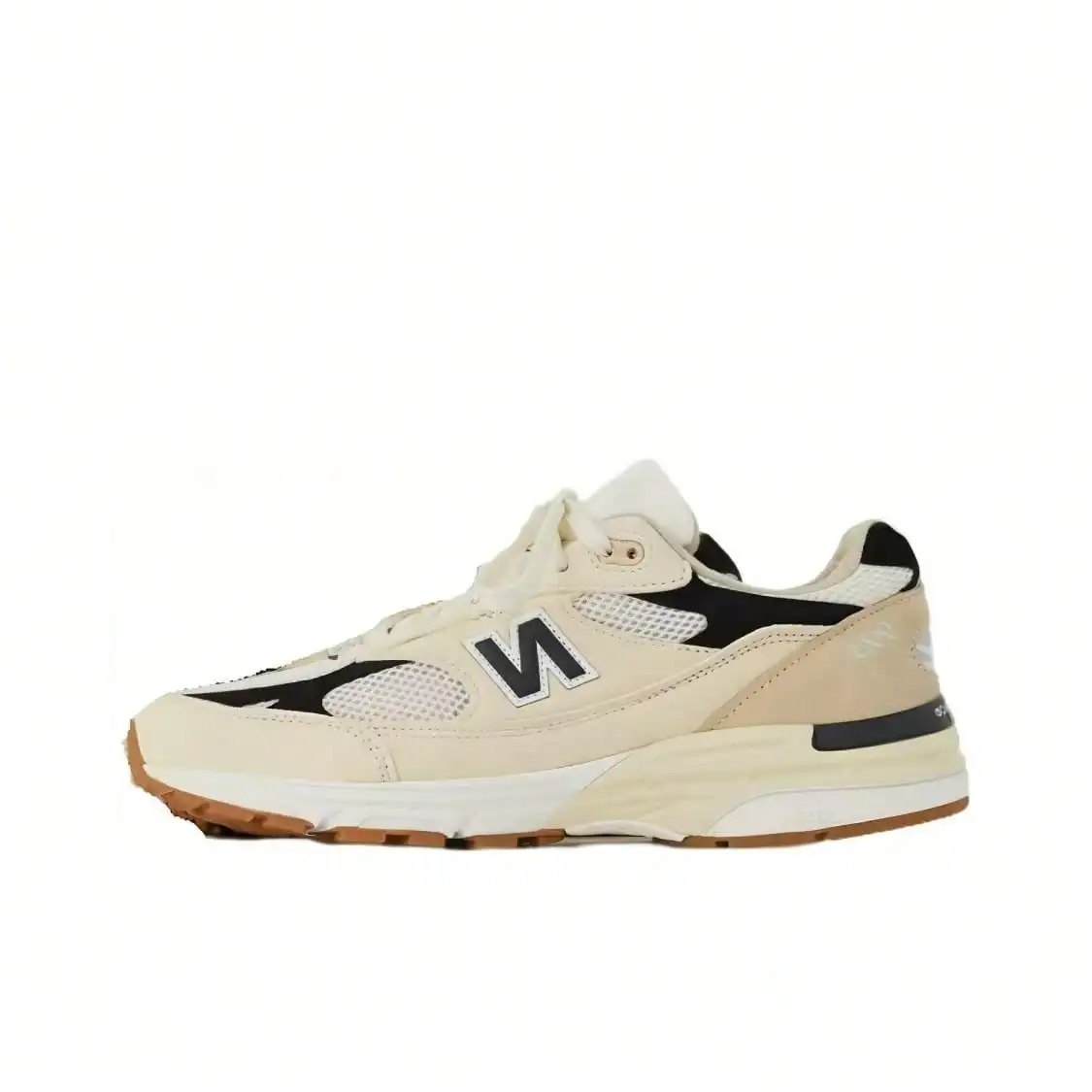 NB 993 Comfortable Versatile Breathable Low-Top Running Shoes, Men, Beige U993WS
