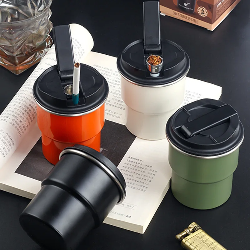 4-in-1 Dry Burning Smoking Pipe Stainless Steel Mug Hookah Cup Cigarettes Tobacco Bowl Smoking Accessories Gadgets for Men