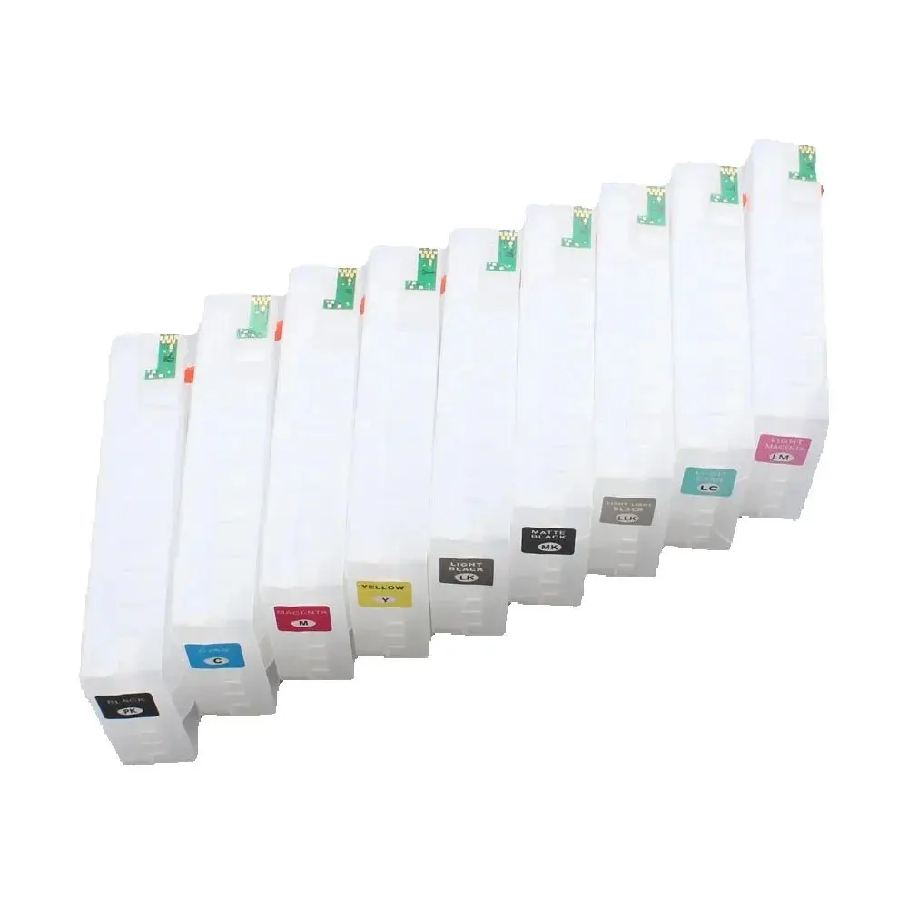 

160 мл, 9 шт. многоразовые картриджи с чип-датчиком автоматического сброса для принтера Epson Stylus Pro 3880 3800 3800C 3885 3850 3890