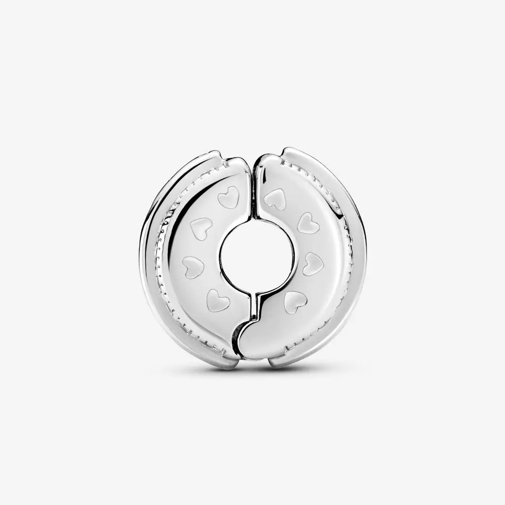 New 925 Sterling Silvering Gold Rose Gold Charm of ley 925 Chain Clamp Fit Original Pandora Bracelet DIY Ladies Jewelry