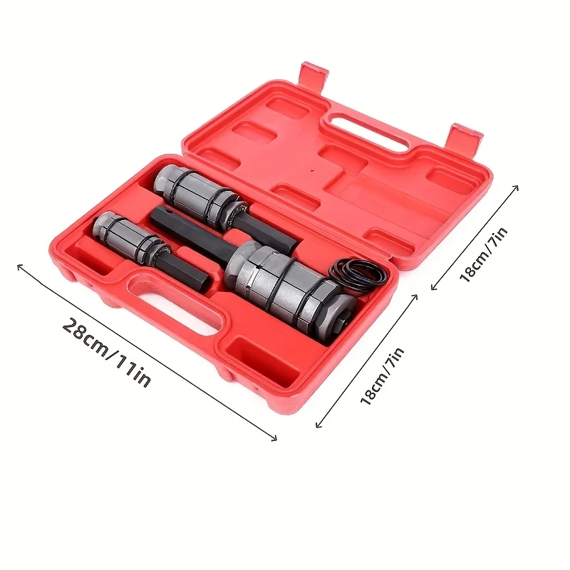 3Pcs Pipe Expander Tool Set 1- 1/8'' to 3-1/2'' Tail Pipe Expander Exhaust Muffler Spreader Tool Kit for Most Vehicles & Trucks view 2