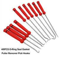 Car Oil Seal Puller Screwdrivers Set Long Pick Hook Set Gasket Puller Pick Tools for Removing Car Auto Oil Seal O-Ring Seal Tool