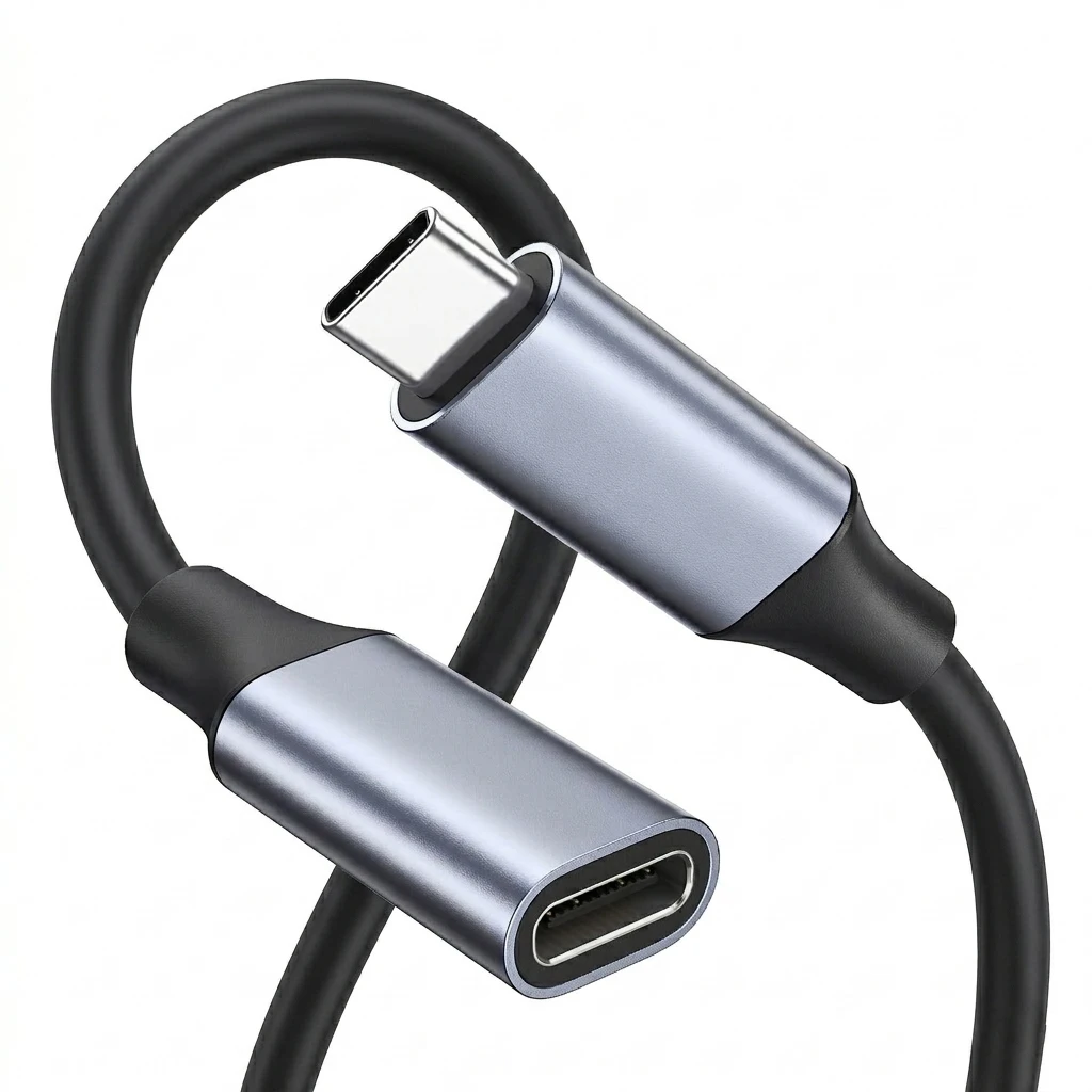20Gbps USB-C Verlängerungskabel 240W USB3.2 4K@120Hz Typ-C Video-Verlängerungskabel Stecker auf Buchse für Hub PS VR2 iPhone MacBook Switch
