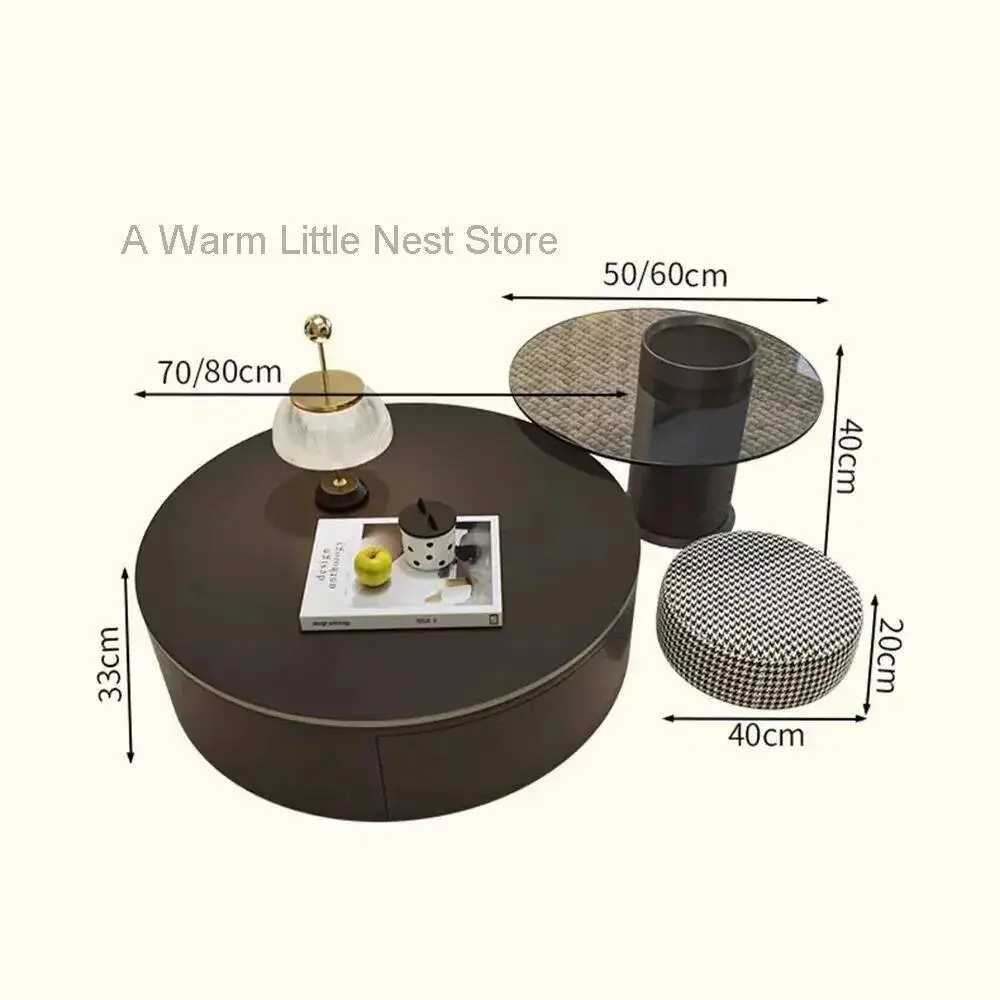 

Table Living Nordic Decoration Luxury Room Coffee Aesthetic Round Coffee Tables Minimalist Cute Mesa De Centro Home Furniture
