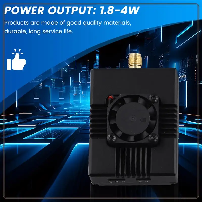 Надежный-для Caddxfpv 1.2G 1.3G 4W VTX 4000Mw 1.8-4W 8CH FPV аудио-видео передатчик для RC самолета дальнего действия, для Caddxf