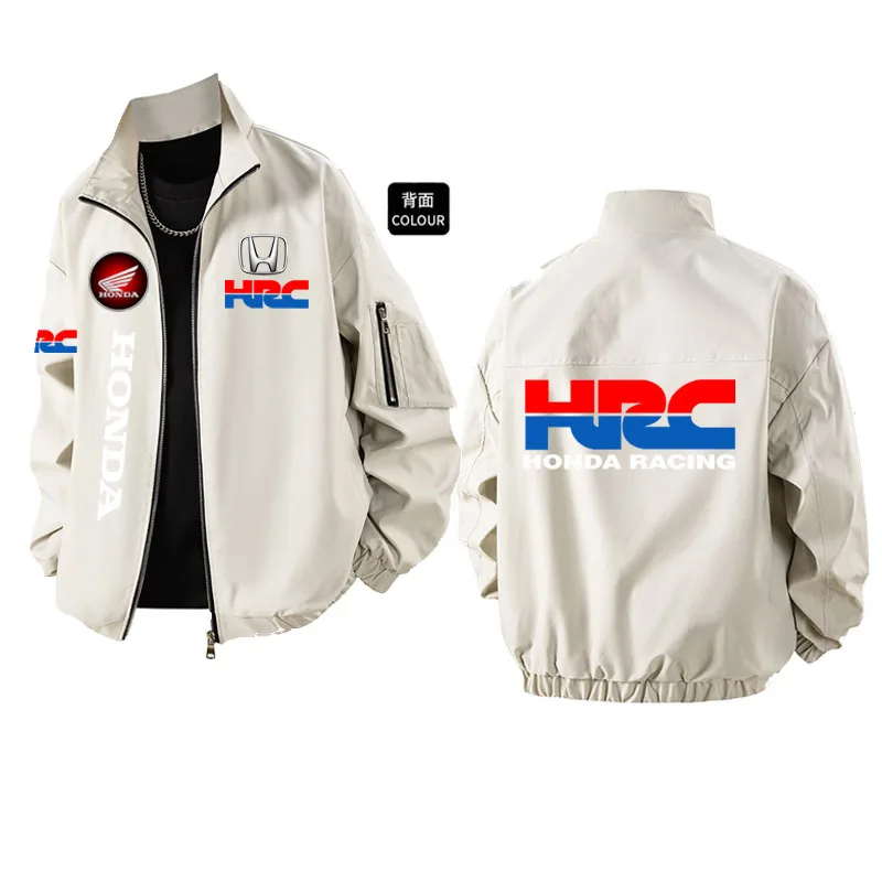 2026 Honda Racing Logo Men's Outdoor Zipper Jacket, Fashionable