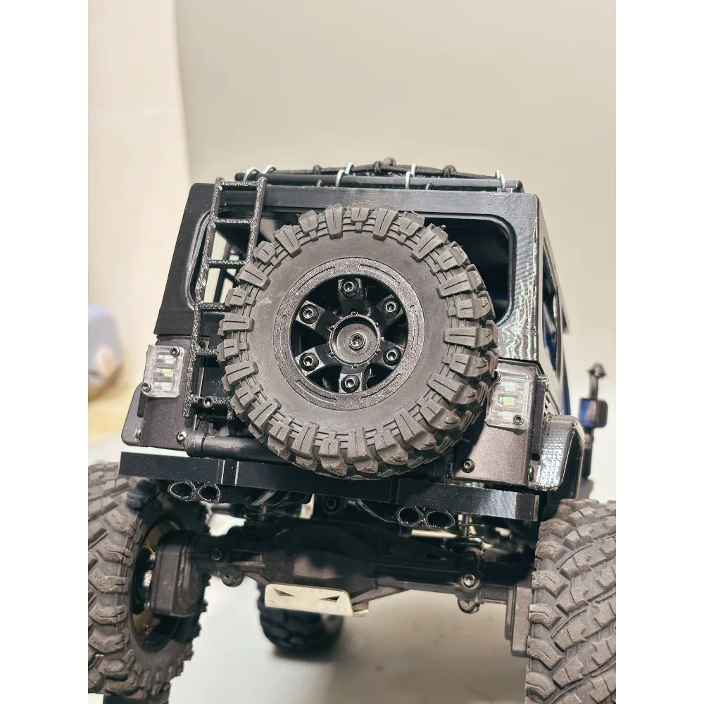 RC Crawler Custom Decor Mod Parts Rear Bumper Exhaust Pipe For MJX H12Y Off-road Vehicle Styling Upgrade Hobby Spare Accessories