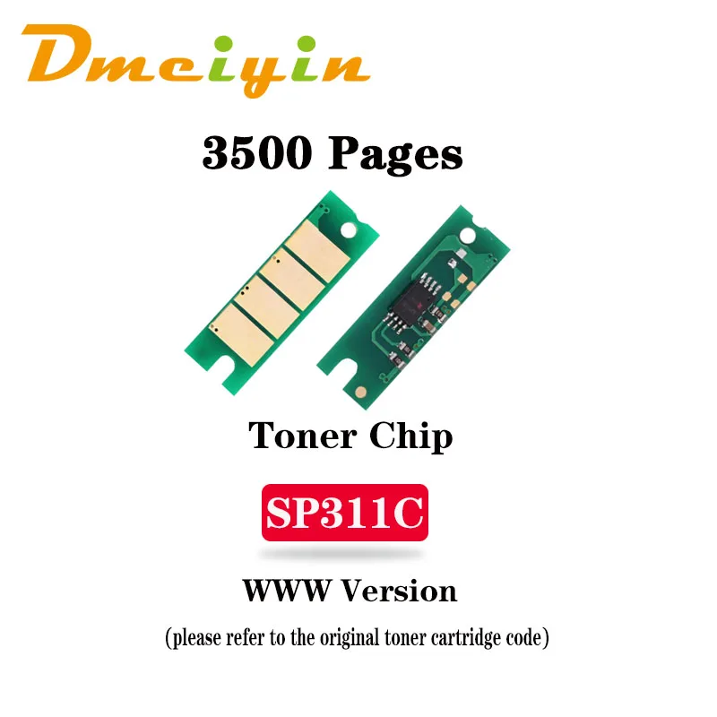 Für Ricoh SP310/SP311/SP312/SP320/SP325 Toner Chip WW Version 3,5 K/6,4 K seiten