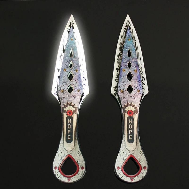 30 CENTIMETRI APEX Legends Heirloom Armi Wraith Kunai Acrilico Spada Periferiche di Gioco Modello di Ricarica Luminescenza Cosplay Coltello Ragazzo Giocattolo