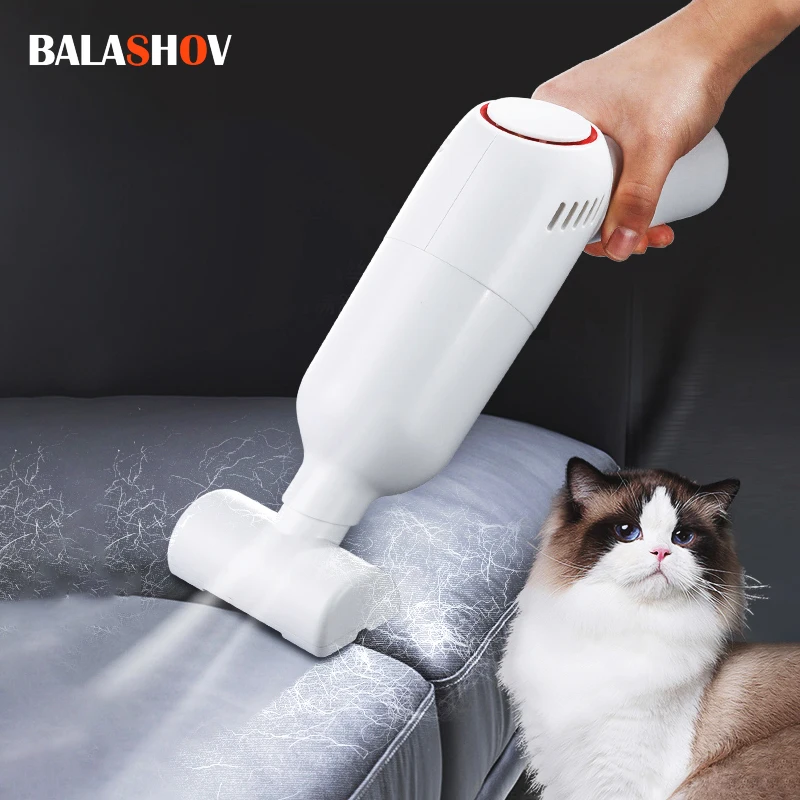 8000Pa Car Vacuum Cleaner Handheld Wireless Portable Strong Suction Low Noise Pet Cat Hair Vacuum Cleaners For Cars Home