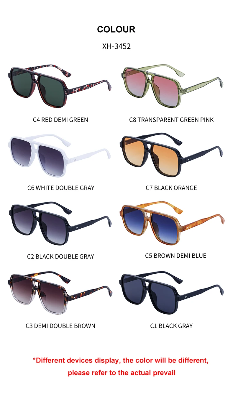 Vintage Rechteckige Sonnenbrille 2026 Luxusmarken-Designer Retro Rechteckige Sonnenbrillen für Herren Modische Quadratische Schattierungen Eyewear – Detail 13