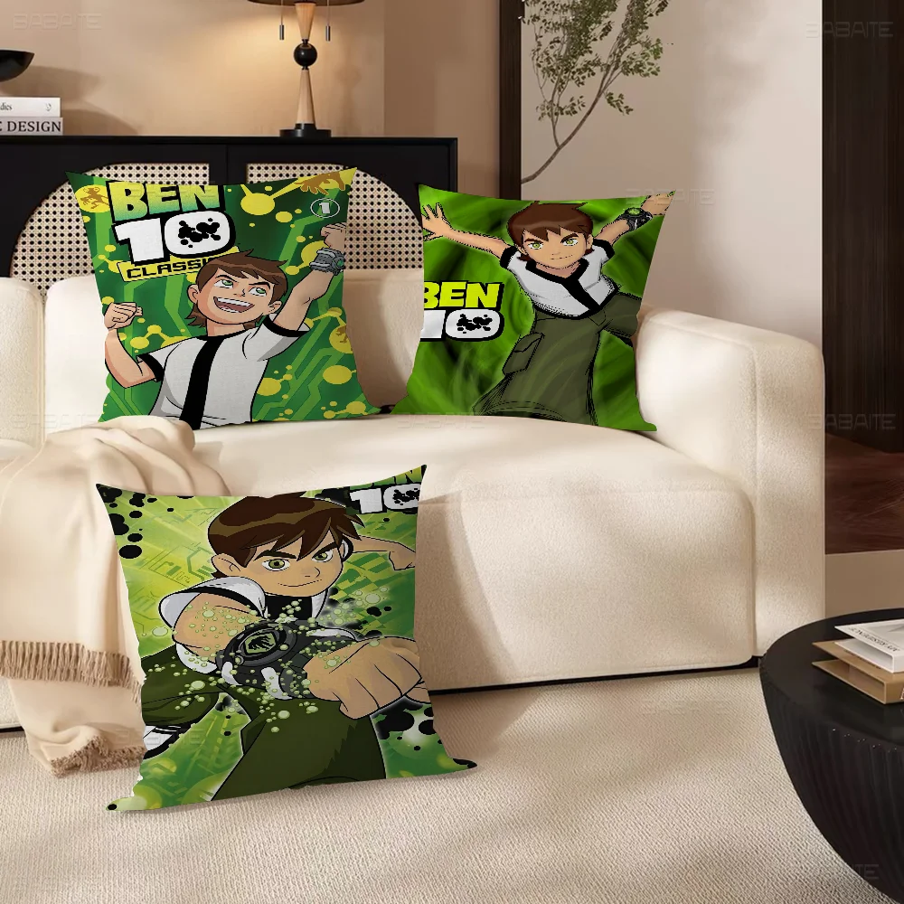 Cartoon B-Ben 10 Cool Pillowcases Home Bedding Decorative Pillow Cover Wedding Super Soft Pillow Case