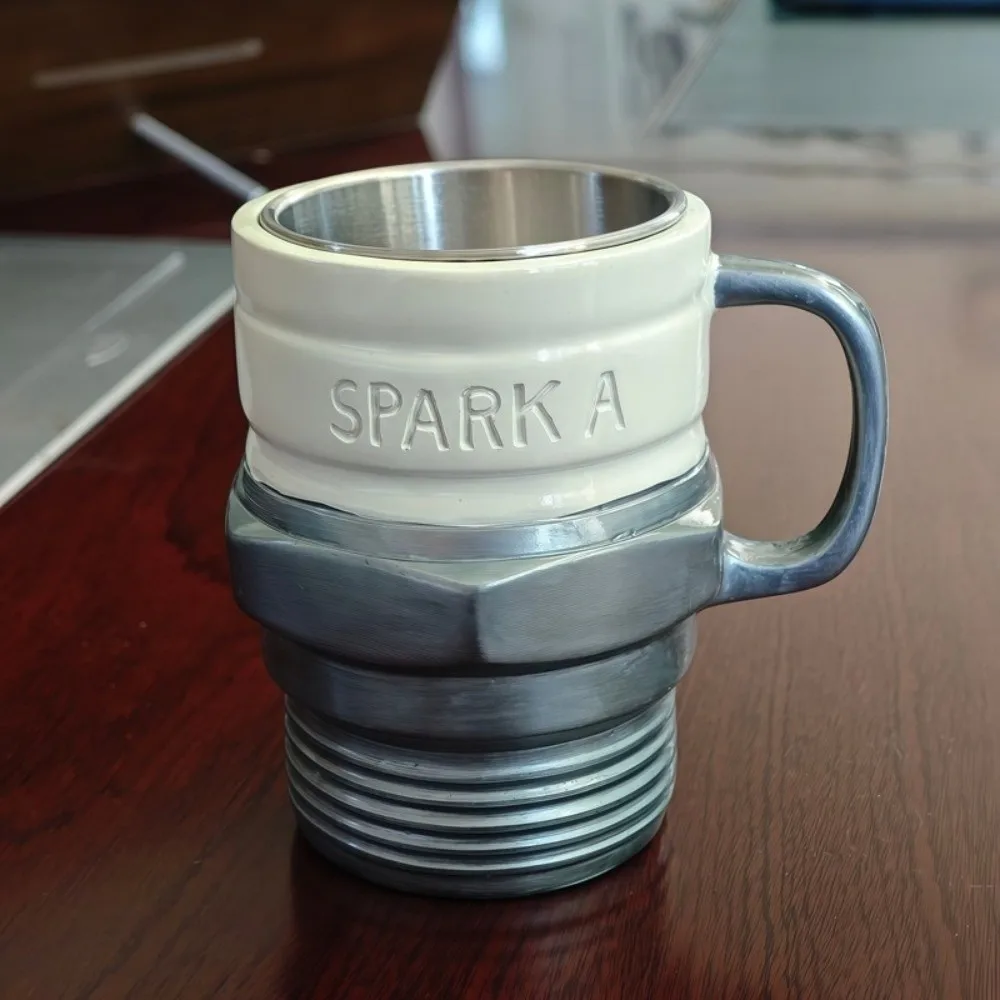 Office Decor Unique Spark Plug Mug Funny Automotive Automotive Themed Mug Decorative Tea Mugs Car Enthusiast