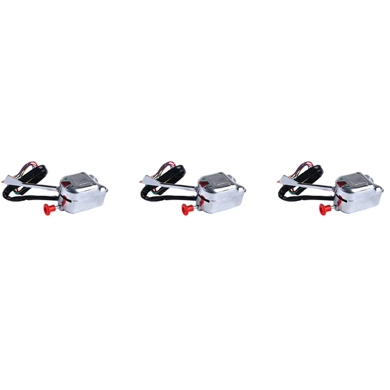 

3X Chrome 12V Universal Rat Turn Signal Switch For FORD GM