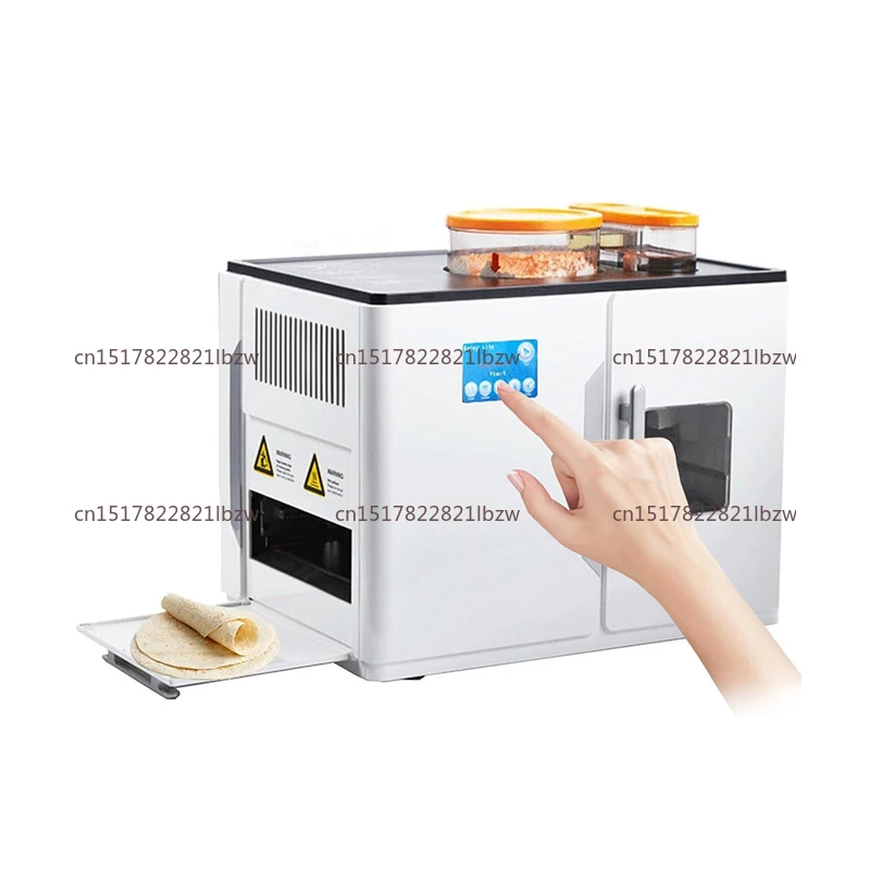 Home Roti Maker Robot Chapati Tortilla Pancake Crepe Maker Plate Household Use Fully Automatic Electric Flatbread Roti Maker