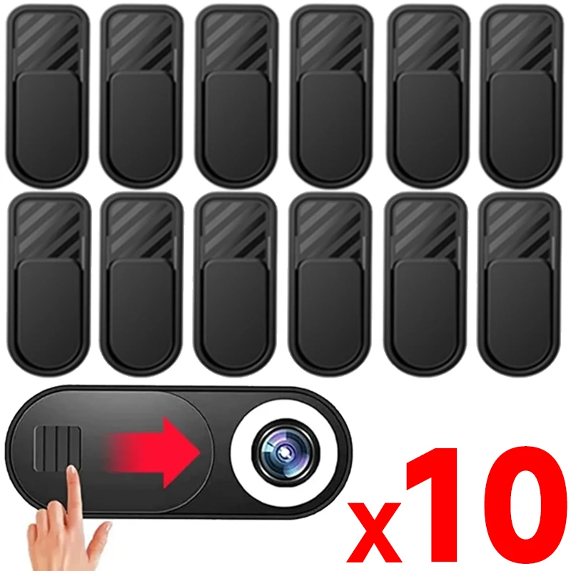 10-1 pz Webcam Cover Laptop Camera Cover lenti universali Privacy Sticker per Iphone 15 14 Samsung IPad Web PC Macbook Tablet