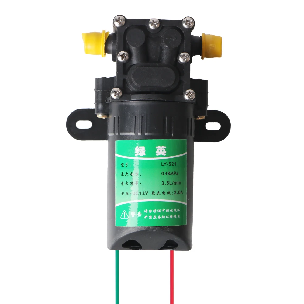 Water Spray Car Wash 3.5L/min Agricultural Electric Water Pump Durable Sprayer Accessories Micro High Pressure Diaphragm DC12V