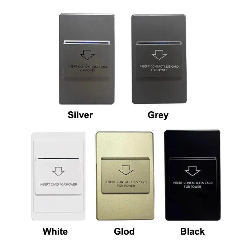 10pcs Hotel RF Card Smart Power Energy Switch 120mm Low Frequency 125K ID/T57 Card Induction Switch 100-250V Wide Voltage 40A