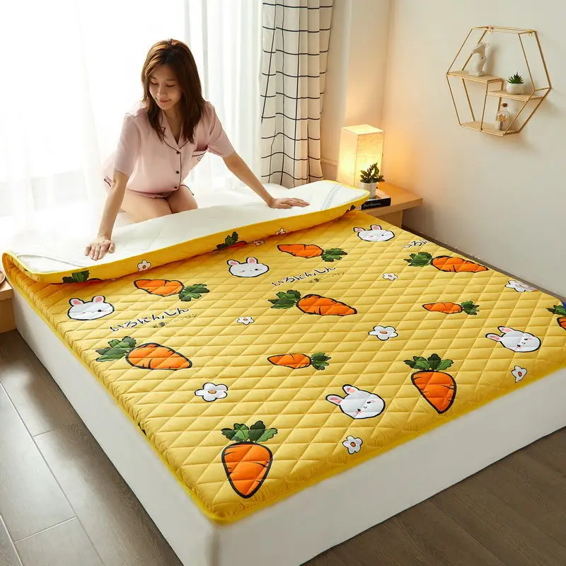 

Tatami Mattress Futon Thickened Padded Dormitory Bedroom Mattress Topper Student Single Double Rental Sponge Floor Sleeping Pad