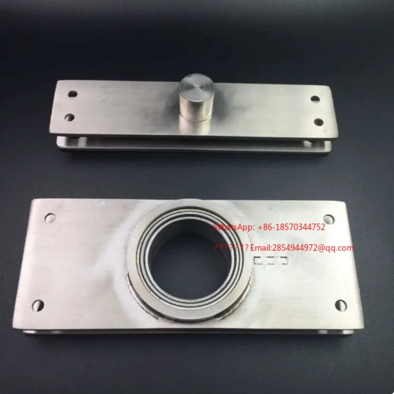 L 150mm Stainless Steel TV Bearing Rotating Bracket Invisible Reverse 180 Degrees