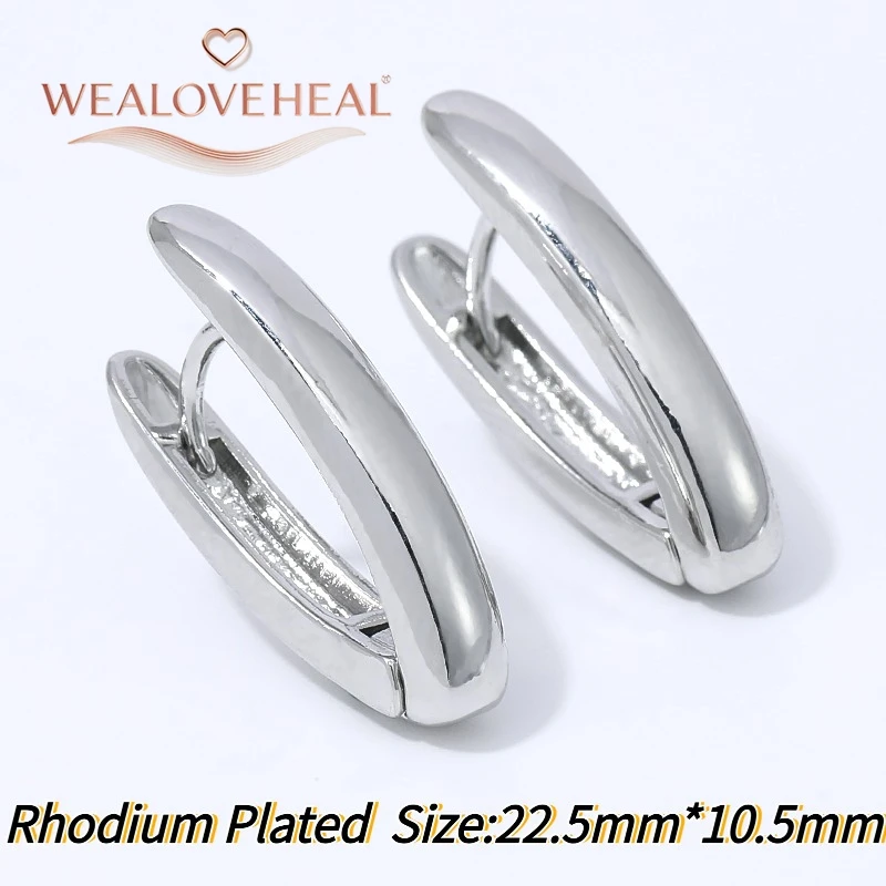 18K vergoldete A-förmige Huggie-Ohrringe für Damen, minimalistische, zarte V-förmige Creolen, Alltagsschmuck, Valentinstags- und Geburtstagsgeschenk – Detail 22
