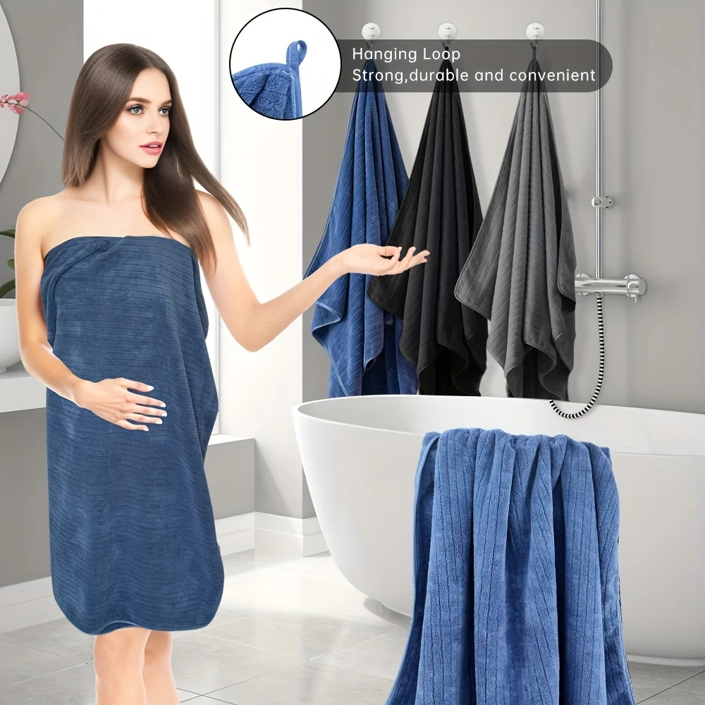 4-Piece Luxury Cotton & Bamboo Towel Set 6