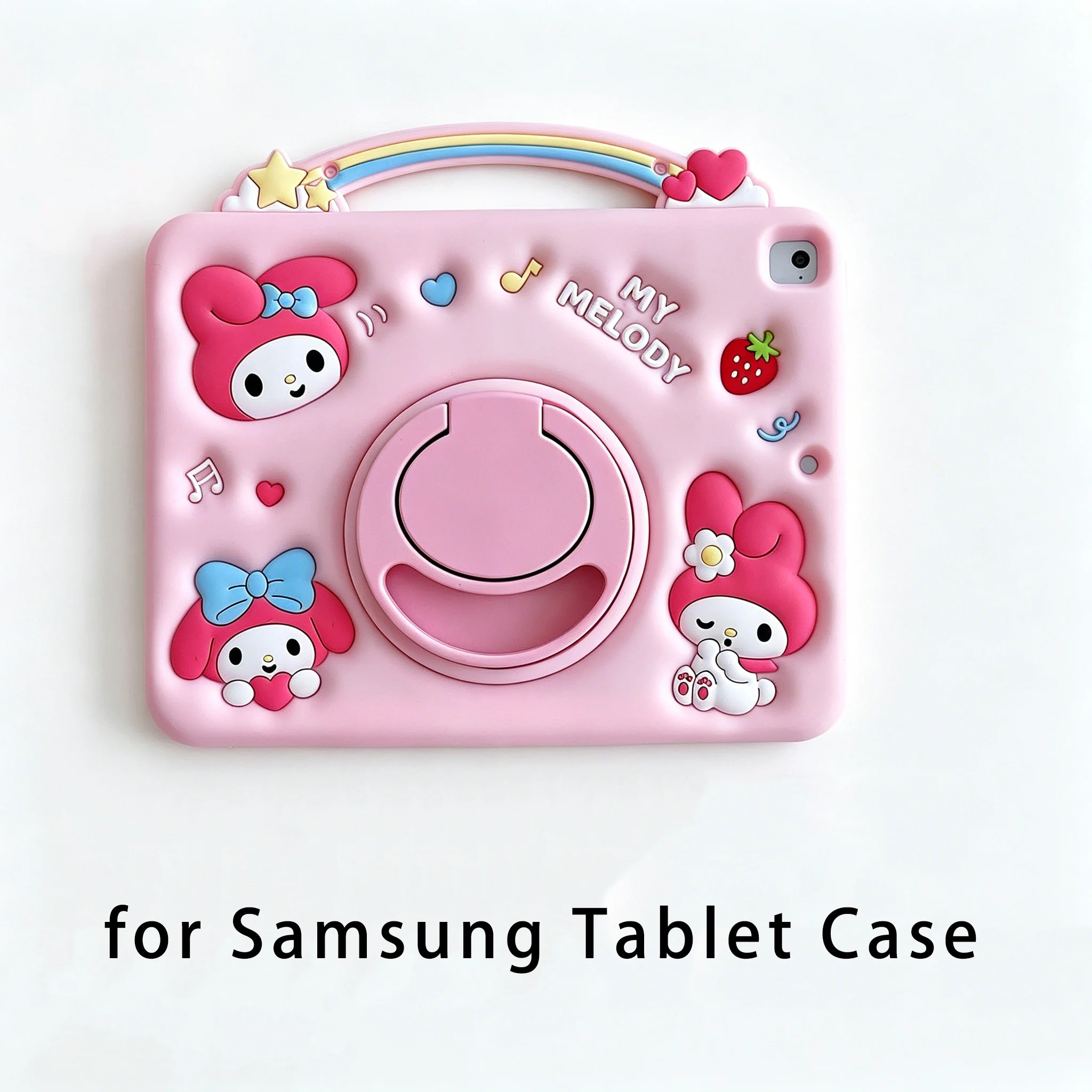 

3D Cartoon My Melody Tablet Case For Samsung Galaxy Tab A9 Plus 11in A7 Lite 8.7 A11 Cute Silicone Shockproof Cover