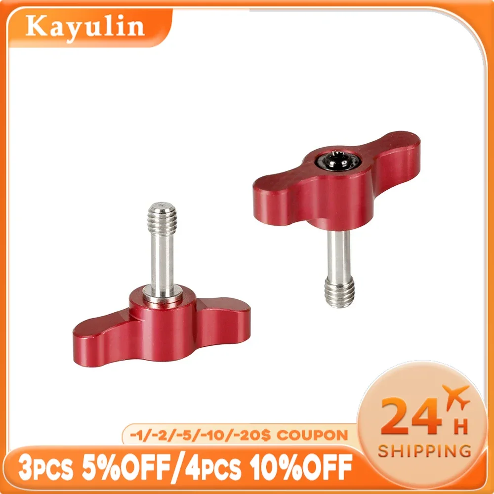 

Kayulin M6 Threading Ratchet Wingnut Assembly Rotating Knob For Universal standard M6 Thread Holes Camera Accessories