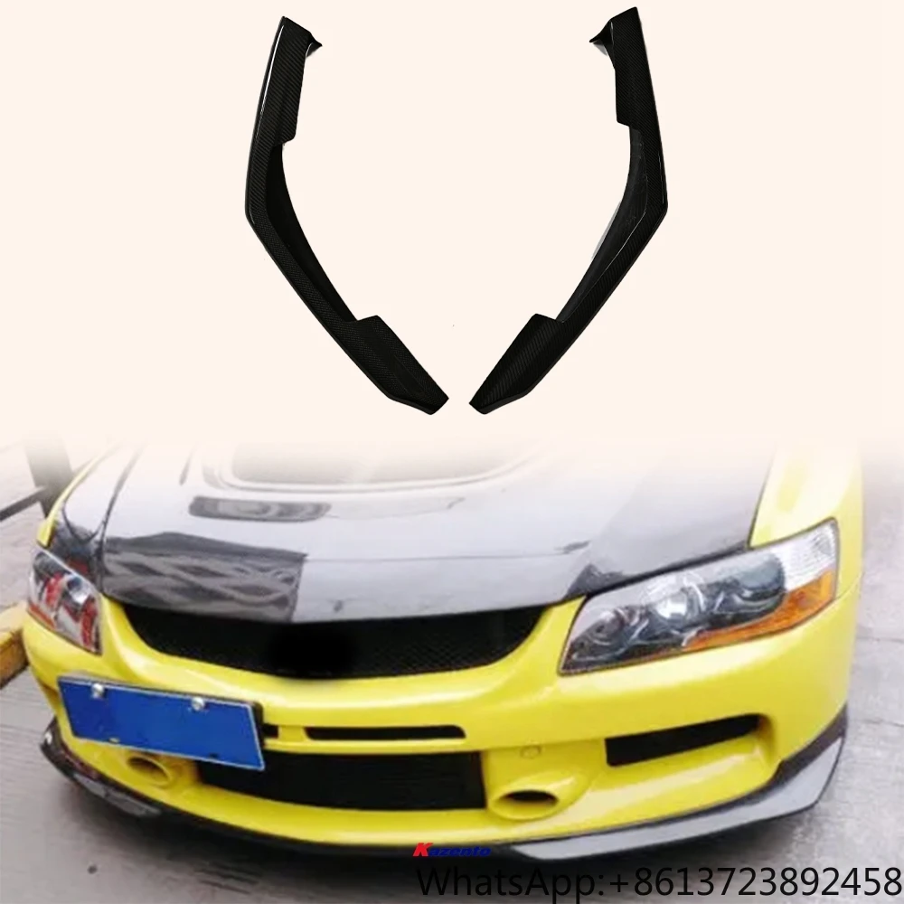 

For Mitsubishi Lancer EVO 8 JP Style Carbon Fiber Front Lip Bumper Splitter