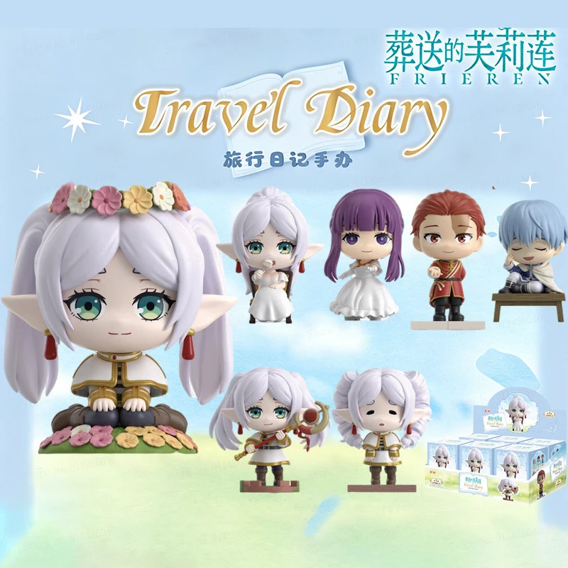 

Frieren Beyond Journey‘s End Travel Diary Series Figure Blind Box PVC Mini Anime Action Figure Collectible Model Toy Gift