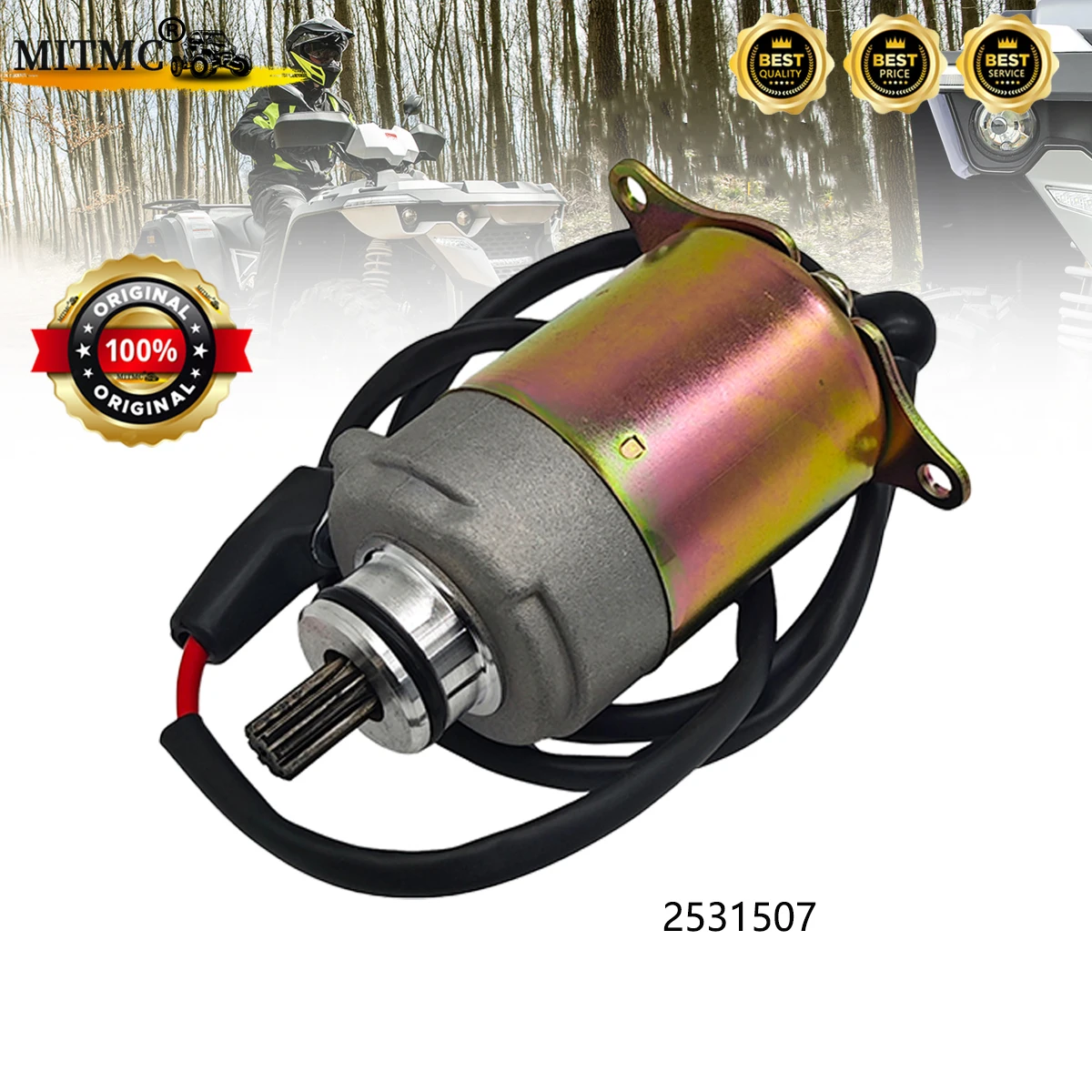 Original Starter For Linhai 150 180 200 Spark Hamer  Hanter  Hammer Bashan  Shinerey ATV 2531507