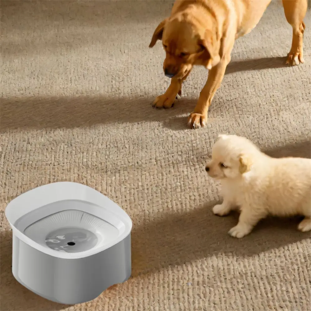 

Spill-Proof Dog Floating Bowl No Wet Mouth Detachable Pet Water Bowl Plastic Large Capacity Automatic Drinking Bowl Home